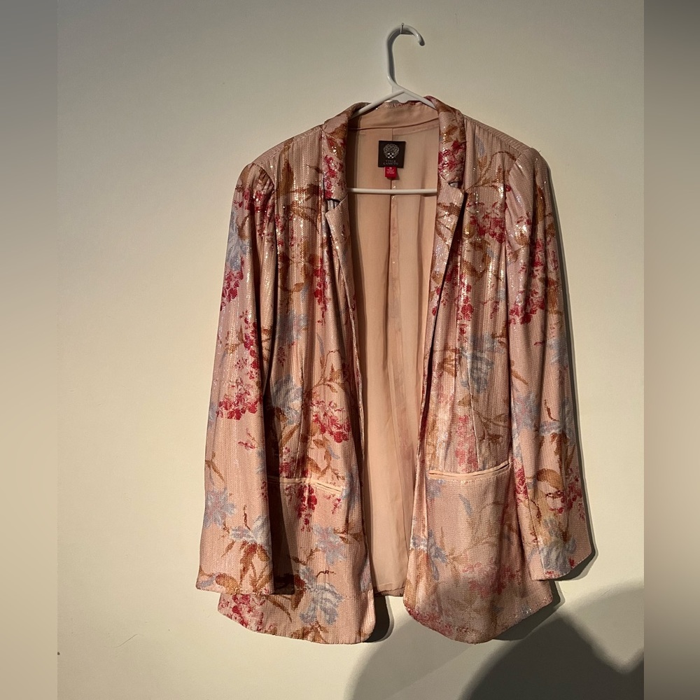 Sequin Blazer | Floral